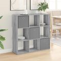 vidaXL Servírovacia skriňa Sivý Sonoma 102 x 31 x 99,5 cm