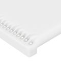 VidaXL Čelo postele biele 83x16x78/88 cm umelá koža