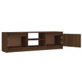 vidaXL TV skrinka hnedý dub 120x30x35,5 cm spracované drevo