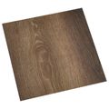 vidaXL Samo-lepiace podlahové dosky Hnedá a čierna 30,5 x 30,5 cm