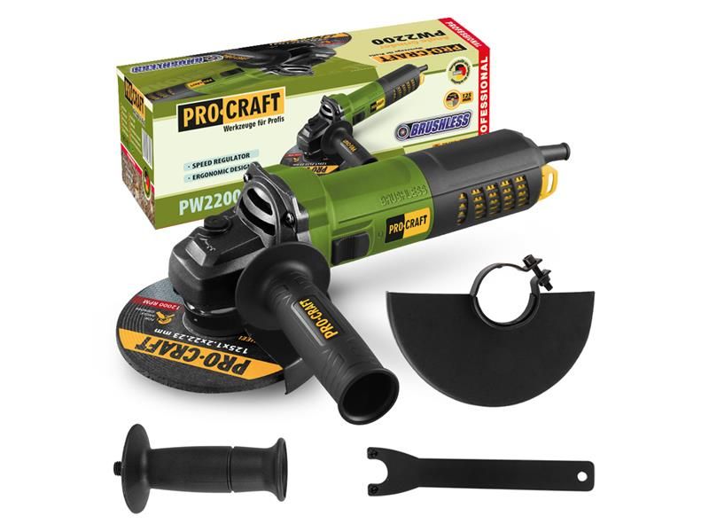Uhlová brúska PROCRAFT PW2200