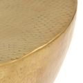 vidaXL Tepaný hliníkový konferenčný stolík 70x30 cm farba mosadze