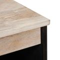 vidaXL Servírovacia skriňa Bielená biela 60 x 33 x 75 cm