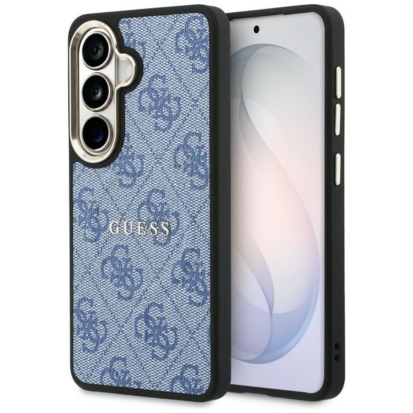 Obal Guess case 4G Embossed Ring MagSafe pre Samsung Galaxy S26 Plus modrý