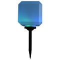 vidaXL Vonkajšie solárne lampy 4 ks 20 cm LED v tvare kocky RGB
