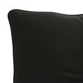 vidaXL Vankúš na chrbát PUTTEN 100% polyester Čierna 70 x 40 x 10 cm