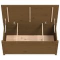 vidaXL Úložný box medovo-hnedý 110x50x45,5 cm masívna borovica