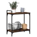 vidaXL Kuchynský vozík dymový dub 60,5x31x72,5 cm kompozitné drevo