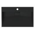 vidaXL Umývadlo minerálny/mramorový odliatok 60x38x11cm matné čierne
