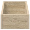 vidaXL Box na LP platne 2 ks Dub sonoma 23 x 33 x 16 cm