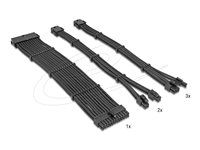 PSU Extension Cable Set 30 cm 6 ks
