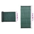 vidaXL Tieniaca sieť HDPE 2x10 m zelená