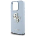Puzdro Guess Hardcase PU Grained Big 4G and Classic Logo pre iPhone 16 Pro Max 6,9" modré