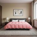 vidaXL Prikrývka na celý rok 200 x 200 cm 4 ročné obdobia Ružová