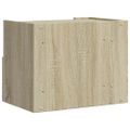 vidaXL Nástenné nočné stolíky 2 ks dub sonoma 45x30x35 cm