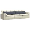 vidaXL Vankúše na pohovku 2 pcs Tmavo šedá 145 x 40 cm