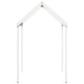 vidaXL Strecha na detskú posteľ biela 207x95,5x159 cm borovicový masív