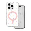 Bubble Dots Mag puzdro pre iPhone 15 Pro 6,1" biela