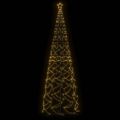 vidaXL Vianočný stromček zo šišky, teplá biela, 1400 LED diód, 160x500 cm