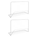 vidaXL Futbalové bránky so sieťami 2 ks 182x61x122 cm oceľové biele