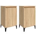 vidaXL Nočné stolíky 2 ks dub sonoma 40x35x70 cm spracované drevo