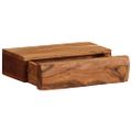 vidaXL Nástenné police 2 ks 30x17x8 cm, akáciový masív