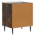vidaXL Nočný stolík Dymový dub 43 x 34,5 x 52 cm Kompozitné drevo