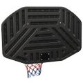 vidaXL Basketbalová doska čierna 109x71x3 cm polyetén