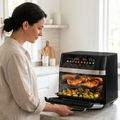 TESLA AirCook DualZone Q787 XXL Deluxe - multifunkčná duálna digitálna horúcovzdušná fritéza