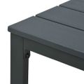 vidaXL Konferenčný stolík, sivý 98x48x39 cm, HDPE, drevený vzhľad