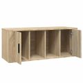 vidaXL TV skrinka dub sonoma 100x35x40 cm spracované drevo