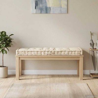 vidaXL Podložka na paletový nábytok 120x40x7 cm, béžová