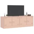 vidaXL TV skrinky 2 ks ružové 67x39x44 cm oceľ