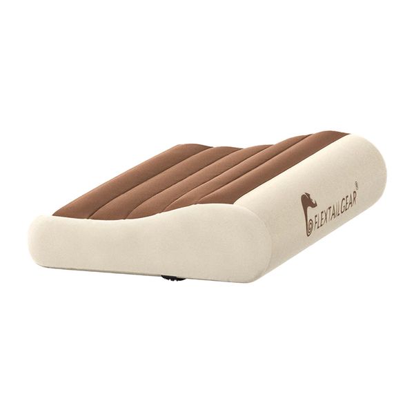 Nafukovací vankúš Flextail Zero Pillow (hnedý)