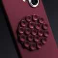 Silikónový obal Stick pre iPhone 11 bordový