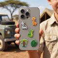 3D Sticker Jungle 5pcs set