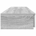 vidaXL Zásuvky pod posteľ Sivý Sonoma 140 x 36,5 x 16,5 cm