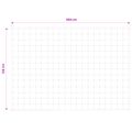 vidaXL Záťažová deka Biela 138 x 200 cm 10 kg 100% Bavlna 205T