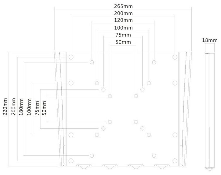 Neomounts FPMA-W110BLACK/Držák displeje/na stěnu/10-40"/fixní/VESA 200X200/nosn. 35kg/ultra tenký/černý Držák, VESA, nástenný, pro LCD a TV, úhloprícka 10"-40", nosnost 35kg, fixní, cerný
