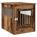 vidaXL Nábytok na prepravku pre psa Old Wood 64,5x80x71 cm