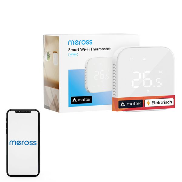 Inteligentný termostat WiFi Meross MTS215MA(EU) (Matter)