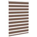 vidaXL Zebra roleta hnedá 115x150 cm šírka látky 110,9cm polyester