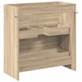 vidaXL Skriňa pod umývadlo do kúpeľne Dub sonoma 78,5 x 37,5 x 81 cm