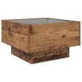 vidaXL Konferenčný stolík Staré drevo 50 x 50 x 30 cm