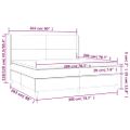 vidaXL Boxspring posteľ s matracom kapučínová 200x200 cm umelá koža