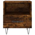 vidaXL Nočné stolíky 2 ks dymový dub 40x35x47,5 cm kompozitné drevo