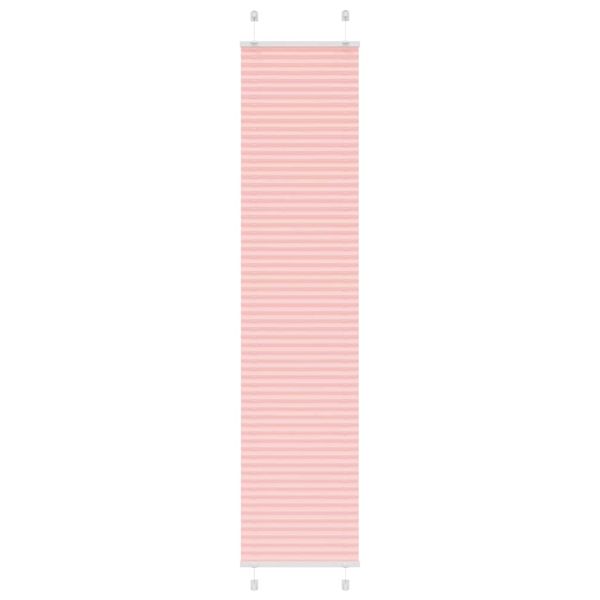 vidaXL Plisovaná roleta ružová 45x200 cm šírka látky 44,4 cm polyester