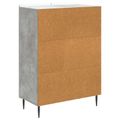 vidaXL Servírovacia skriňa Betónovo sivá 66 x 34,5 x 92 cm