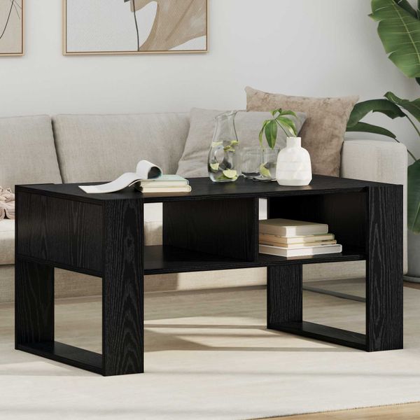 vidaXL Konferenčný stolík Čierny dub 92 x 53 x 45 cm Kompozitné drevo