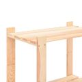 vidaXL Regál s 5 policami 80x38x170 cm, borovicový masív 250 kg